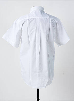 Chemise manches courtes coupe droite blanc ALLONA homme