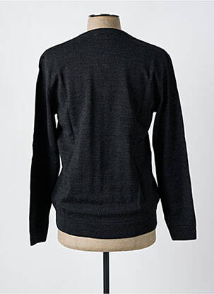 Pull col v manches longues gris LOUIS VICTOR homme