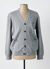 Gilet manches longues gris LE PAS DE L'OURS pour homme seconde vue