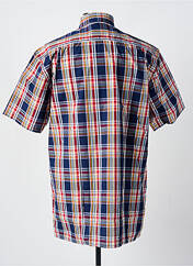 Chemise manches courtes rouge GIVERDY pour homme seconde vue