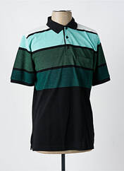 Polo noir LOUIS VICTOR pour homme seconde vue