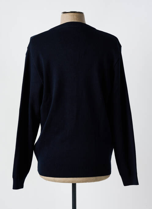 Gilet manches longues bleu LOUIS VICTOR pour homme