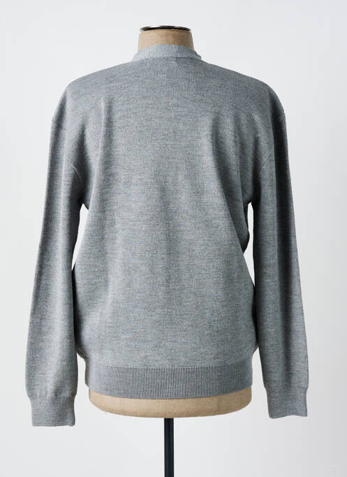 Gilet manches longues gris LE PAS DE L'OURS pour homme