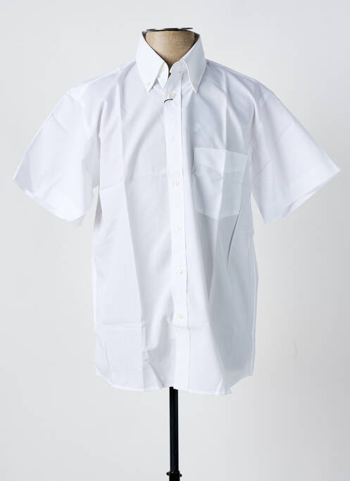 Chemise manches courtes blanc ALLONA pour homme