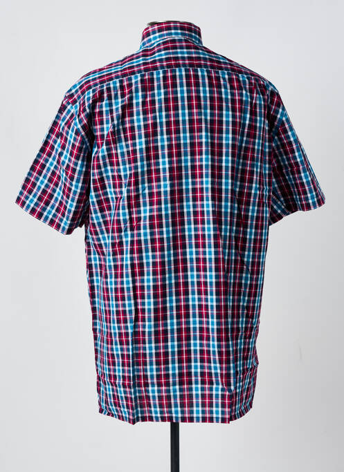 Chemise manches courtes bleu GIVERDY pour homme