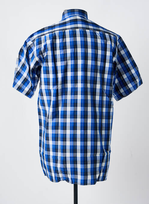 Chemise manches courtes bleu GIVERDY pour homme