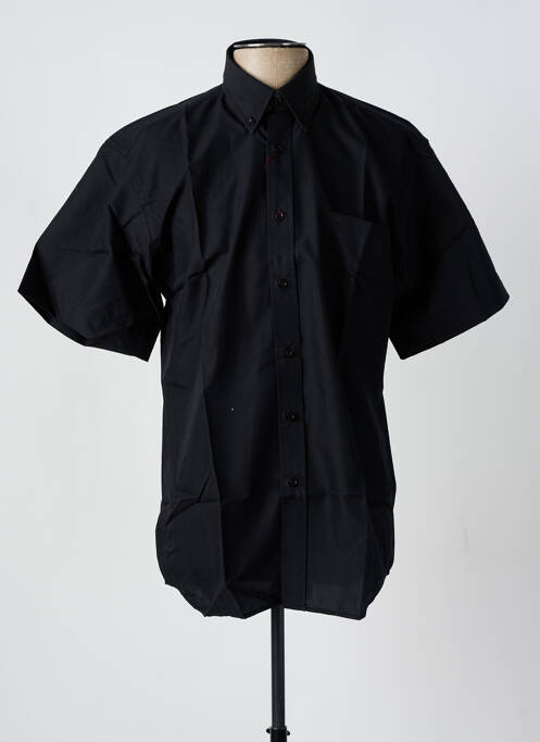Chemise manches courtes noir ALLONA pour homme