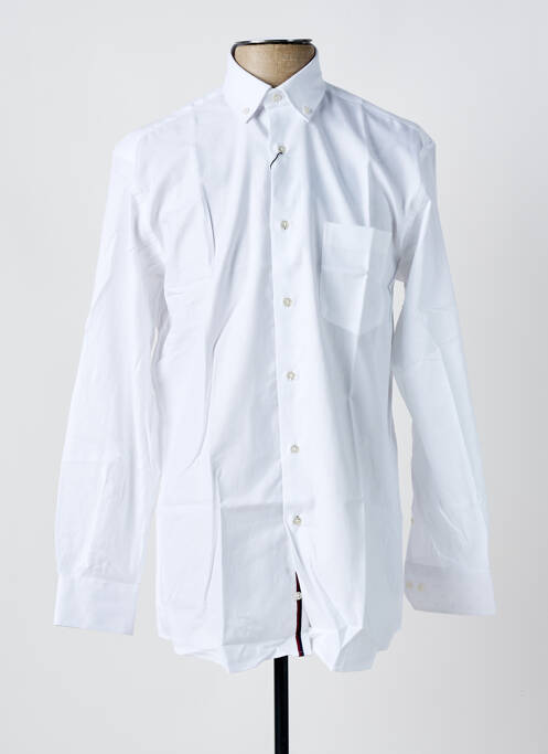 Chemise manches longues blanc LOUIS VICTOR pour homme