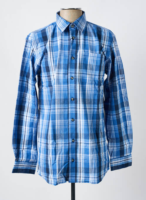 Chemise manches longues bleu LMA pour homme