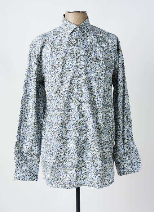 Chemise manches longues bleu LOUIS VICTOR pour homme