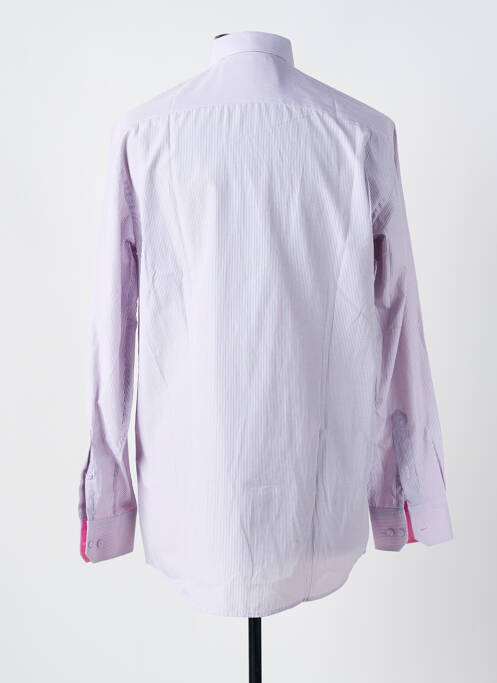 Chemise manches longues rose LOUIS VICTOR pour homme