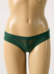 Culotte tissage satiné vert TRIUMPH femme