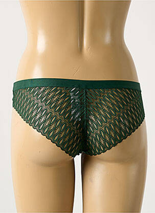 Culotte tissage satiné vert TRIUMPH femme