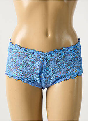 Culotte tissage satiné bleu TRIUMPH femme