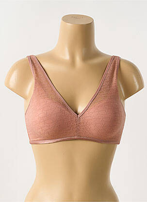Soutien-gorge effet matière satinée haut soutien-gorge moulé rose TRIUMPH femme