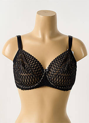 Soutien-gorge légère et transparente haut triangles noir TRIUMPH femme