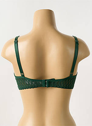 Soutien-gorge effet matière satinée haut soutien-gorge moulé vert TRIUMPH femme