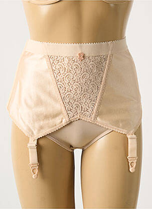 Guêpière/Porte-jarretelle chair TRIOLET pour femme