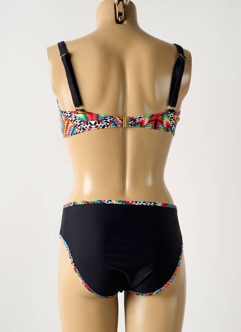 Maillot de bain 2 pièces noir DEIDAD pour femme