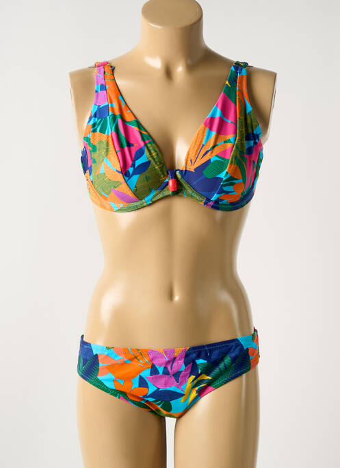 Maillot de bain 2 pièces vert DEIDAD pour femme