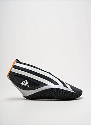 Baskets tissage satiné bout rond noir ADIDAS homme