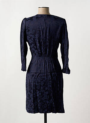 Robe mi-longue manches 3/4 manches 3/4 bleu ARTLOVE femme