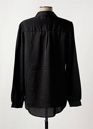 Chemisier coupe droite manches longues noir VILA femme
