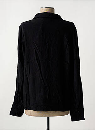 Chemisier coupe cintrée manches longues noir VILA femme