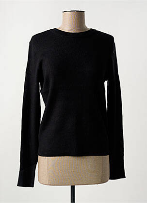 Pull coupe cintrée manches longues noir VILA femme