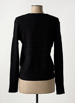 Pull coupe cintrée manches longues noir VILA femme