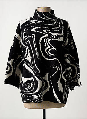 Pull maille fine manches 3/4 noir ARTLOVE femme