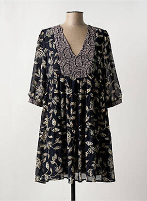 Robe mi-longue noir GRACE & MILA pour femme