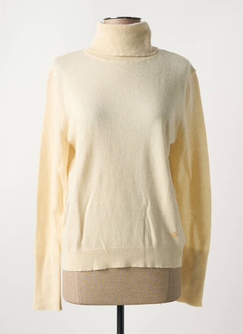 Pull col roulé beige LA PETITE ETOILE pour femme