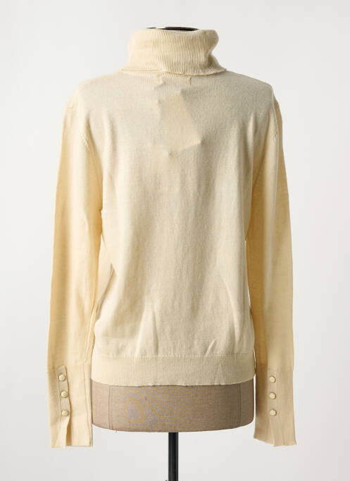 Pull col roulé beige LA PETITE ETOILE pour femme
