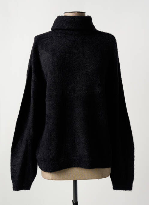 Pull col roulé noir VILA pour femme