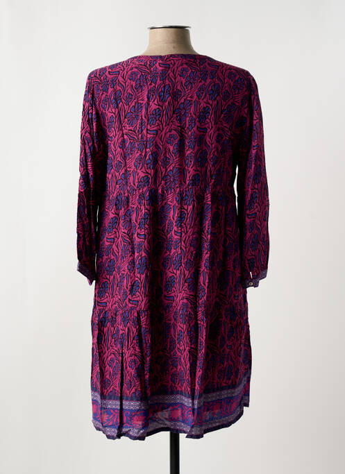 Robe courte violet LA PETITE ETOILE pour femme