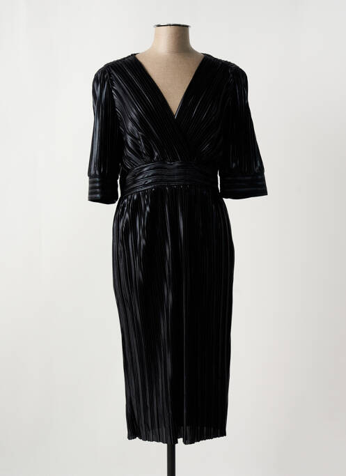 Robe mi-longue noir LA PETITE ETOILE pour femme