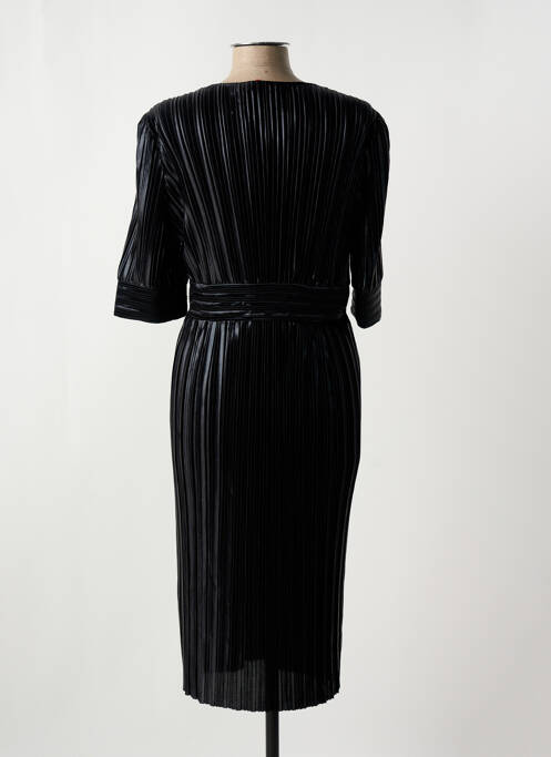 Robe mi-longue noir LA PETITE ETOILE pour femme