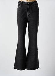 Jean coupe flare stretch taille normale noir NAGEV femme
