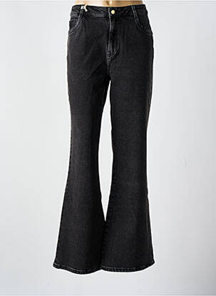 Jean coupe flare stretch taille normale noir NAGEV femme