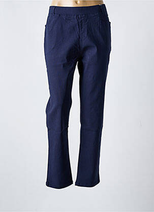 Jegging tissage popeline taille normale bleu MY JEANS femme
