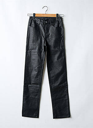 Pantalon slim tissage enduit noir VILA femme