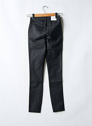 Pantalon slim tissage enduit taille normale noir VILA femme
