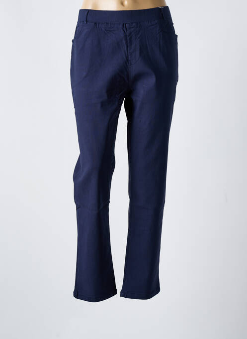 Jegging tissage popeline taille normale bleu MY JEANS femme