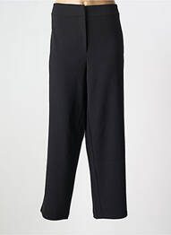 Pantalon droit tissage crêpe taille normale noir EVOKED VILA femme