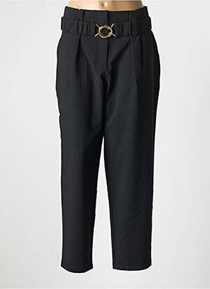 Pantalon droit stretch taille normale noir VILA femme