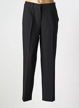 Pantalon droit stretch taille normale noir ARTLOVE femme
