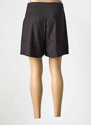 Short fermeture zippée sous rabat avec crochet taille normale noir ARTLOVE femme