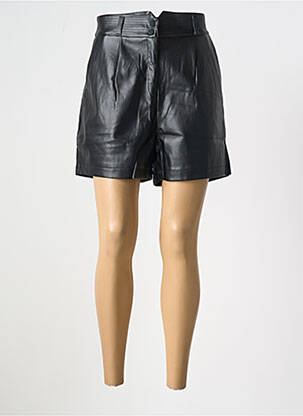 Short tissage simili-cuir noir ARTLOVE femme