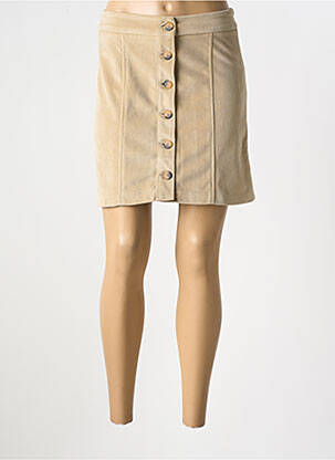 Jupe courte taille normale beige ARTLOVE femme